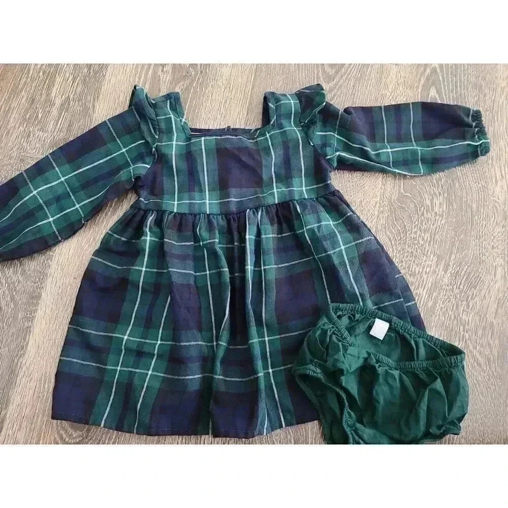 The Children Place Plaid dress size 12-18m‎ #2